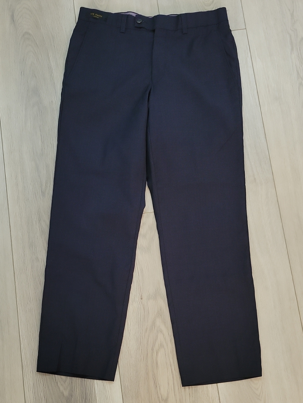 Ted Baker London Dark Navy Dress Trousers